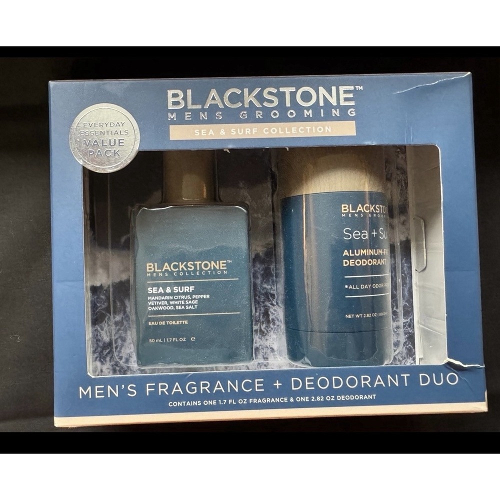 Blackstone Grooming Sea & Surf Collection Men's Fragrance New Unopened